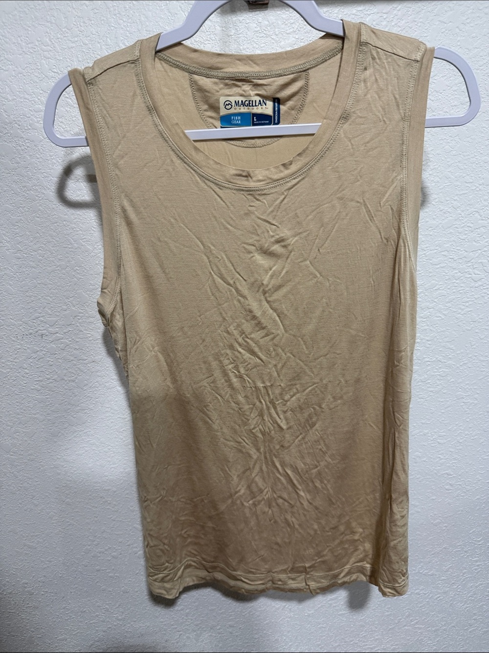 Magellan Outdoors Sleeveless Tank Top - Beige
